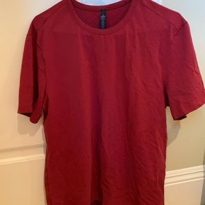 RED LULULEMON 5 YEAR TEE